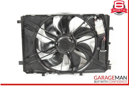 08-20 Mercedes W204 C250 Engine Radiator Cooling Fan Motor Shroud Assy OEM