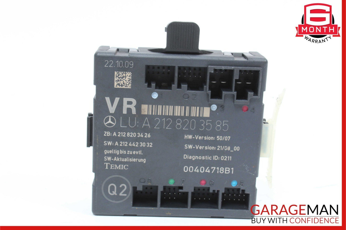 08-18 Mercedes-Benz C300 W204 Right Front Door Control Module 2128203585 OEM