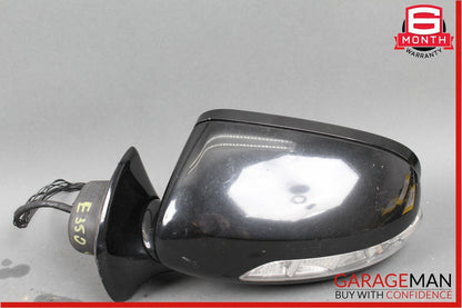 07-09 Mercedes W211 E550 E350 Front Left Side Mirror Door Rear View Black OEM