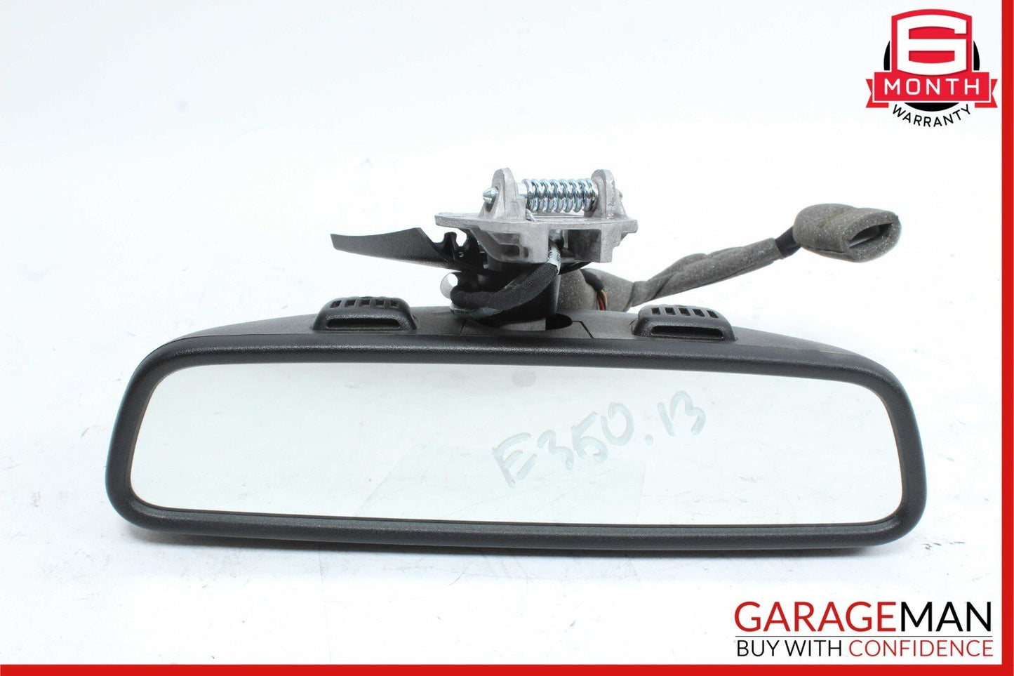 10-16 Mercedes E350 C300 Front Upper Interior Rear View Mirror Assembly Black