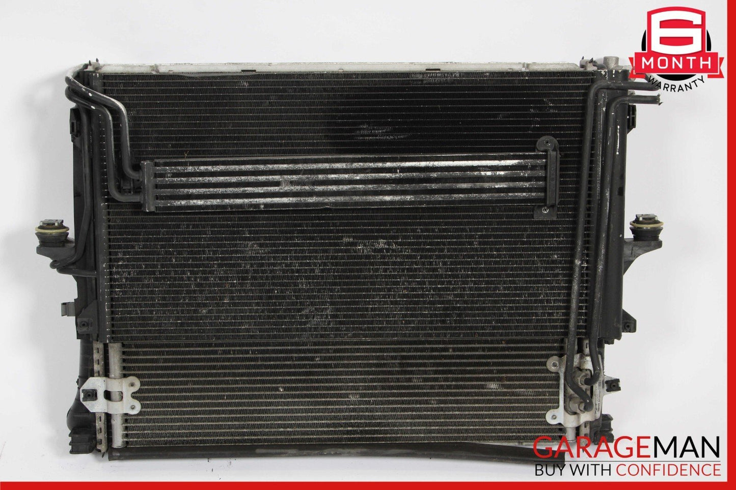 03-10 Porsche Cayenne 955 957 Engine Motor Cooling Radiator AC Condenser Assy