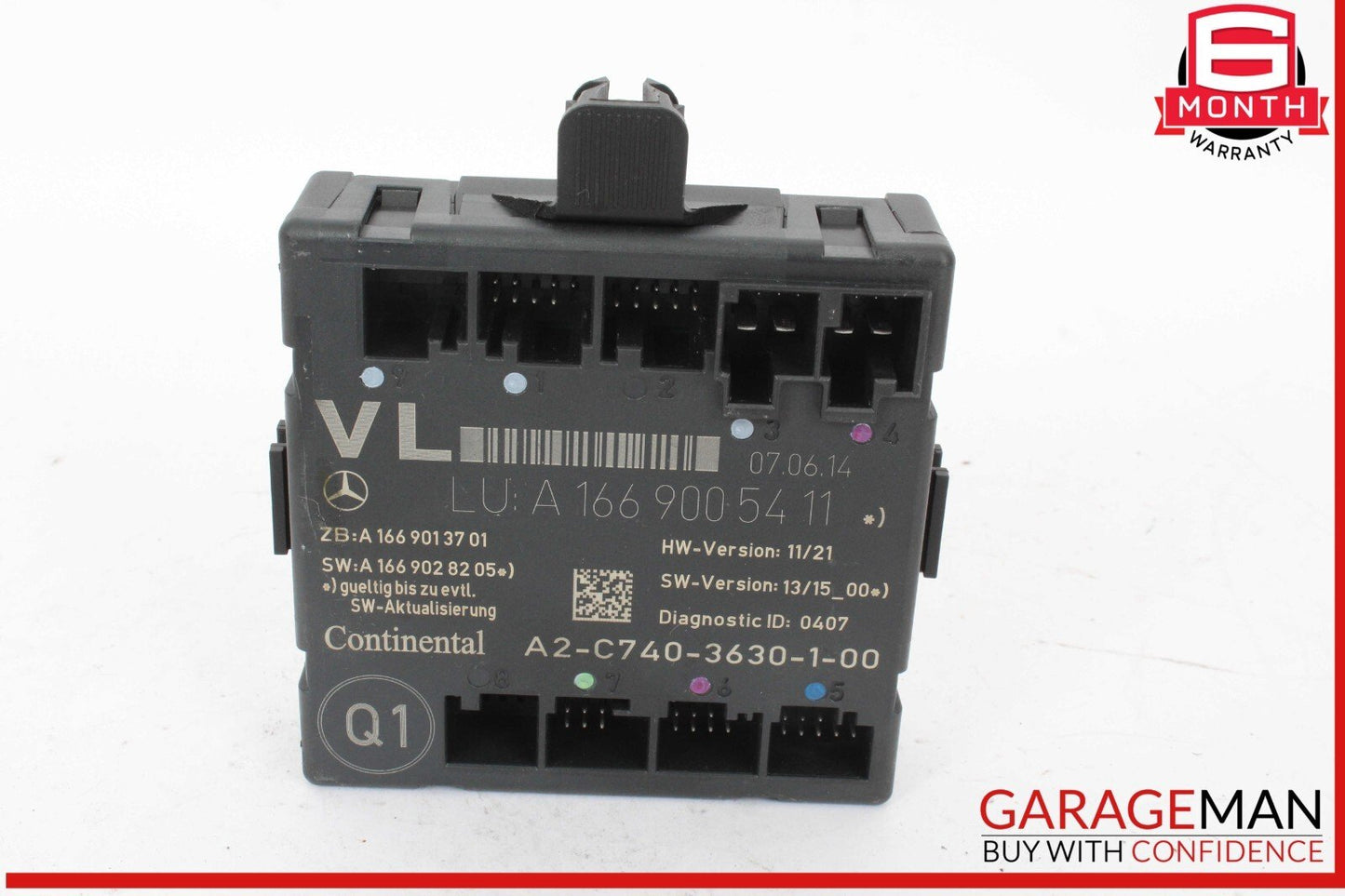 12-20 Mercedes W117 CLA250 Front Left Driver Side Door Control Module Unit OEM