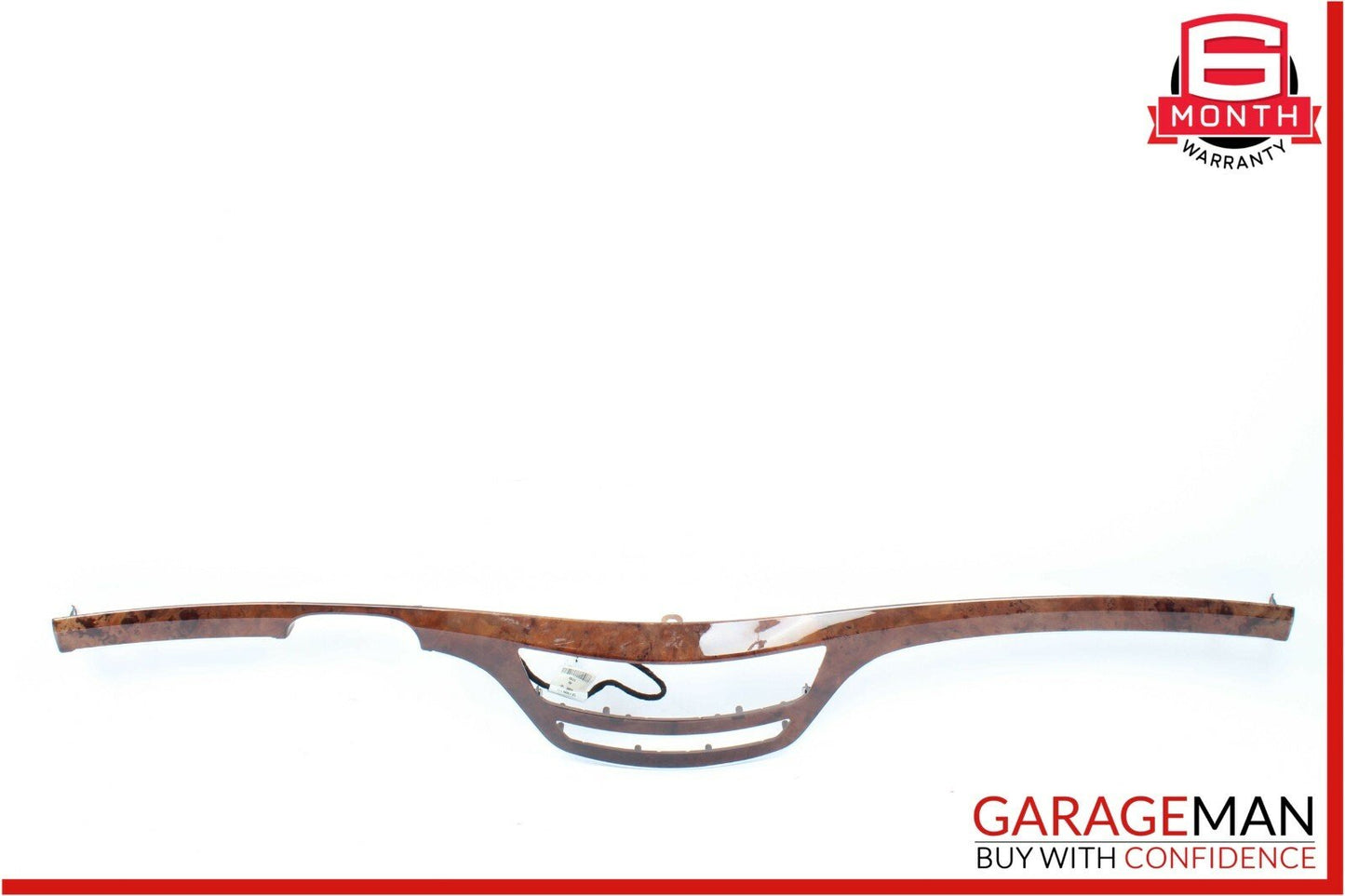 07-09 Mercedes W221 S550 Front Center Dashboard Trim Panel Bezel Cover Wood
