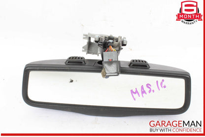 14-17 Maserati Ghibli Interior Top Upper Rear View Mirror Black 68206442 OEM