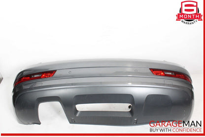 16-18 Audi Q3 Rear Bumper Cover w/ Parking PDC Sensors Silver OEM