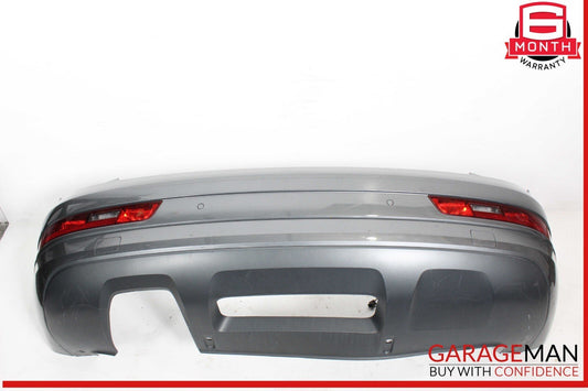 16-18 Audi Q3 Rear Bumper Cover w/ Parking PDC Sensors Silver OEM
