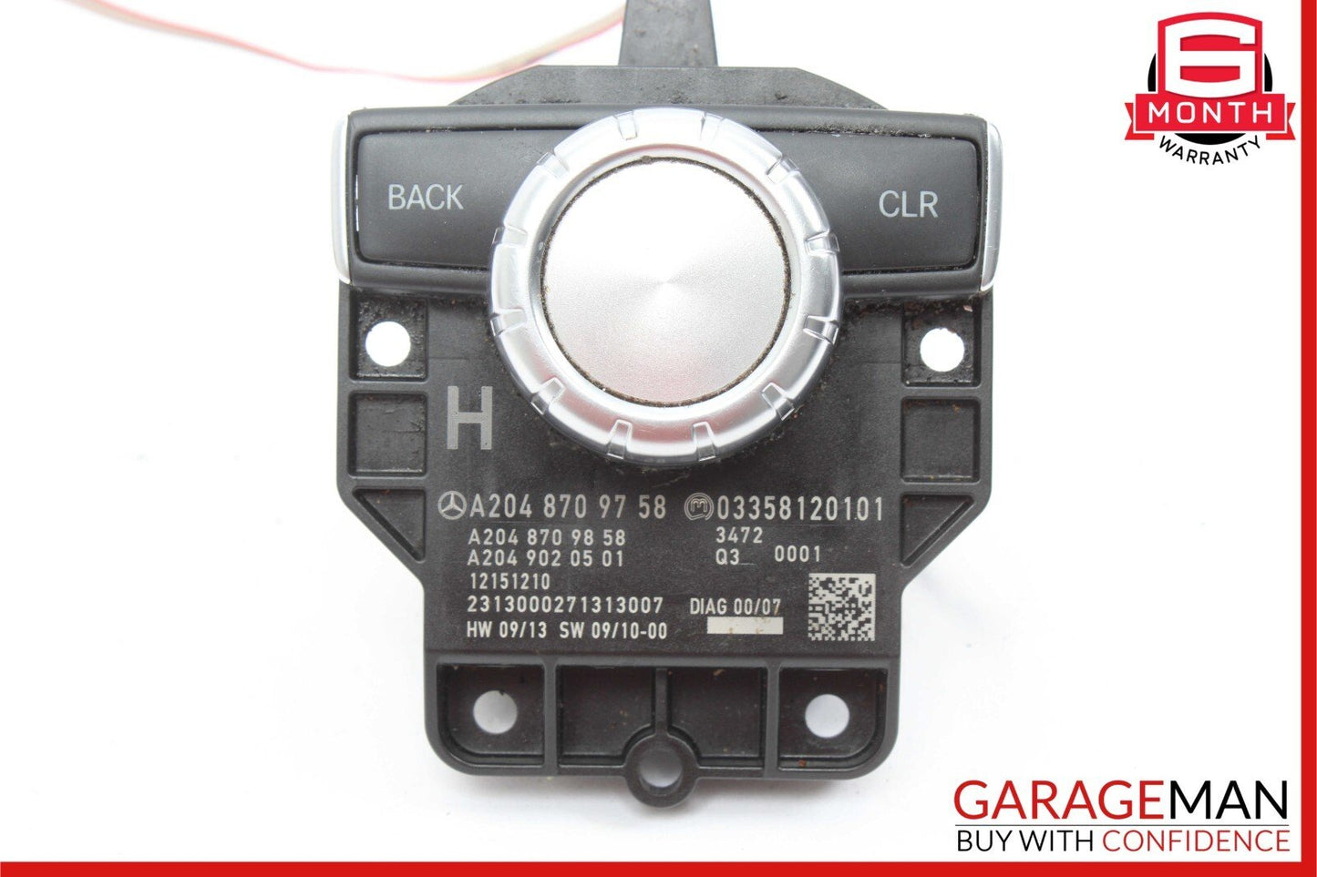 12-15 Mercedes W204 C250 E400 Console Head Unit Controller Knob Multi Switch