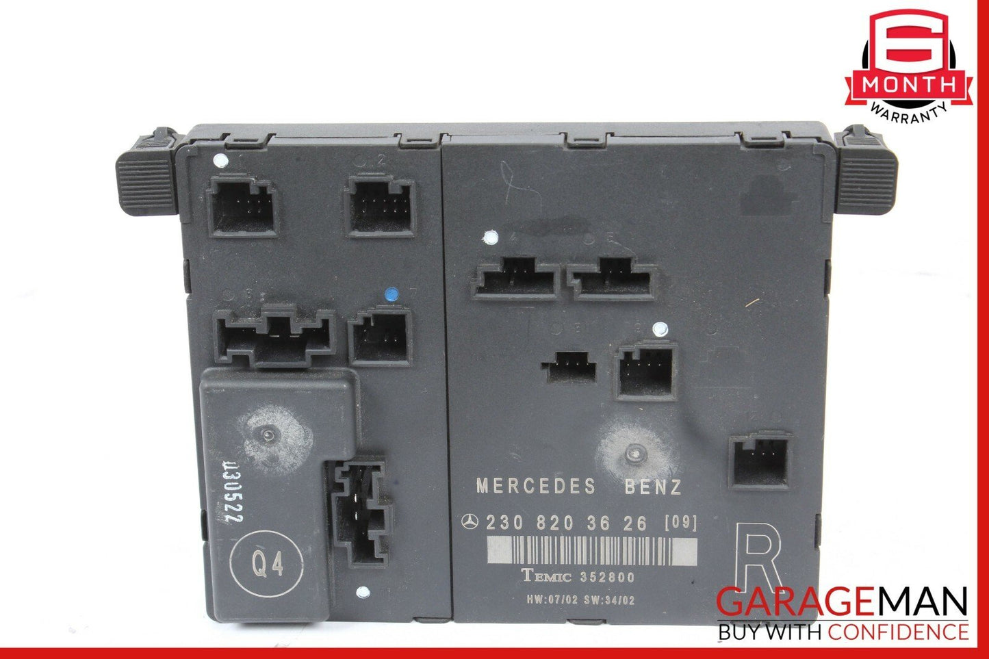 03-12 Mercedes R230 SL500 SL55 AMG Door Control Module Right Side 2308203626 OEM