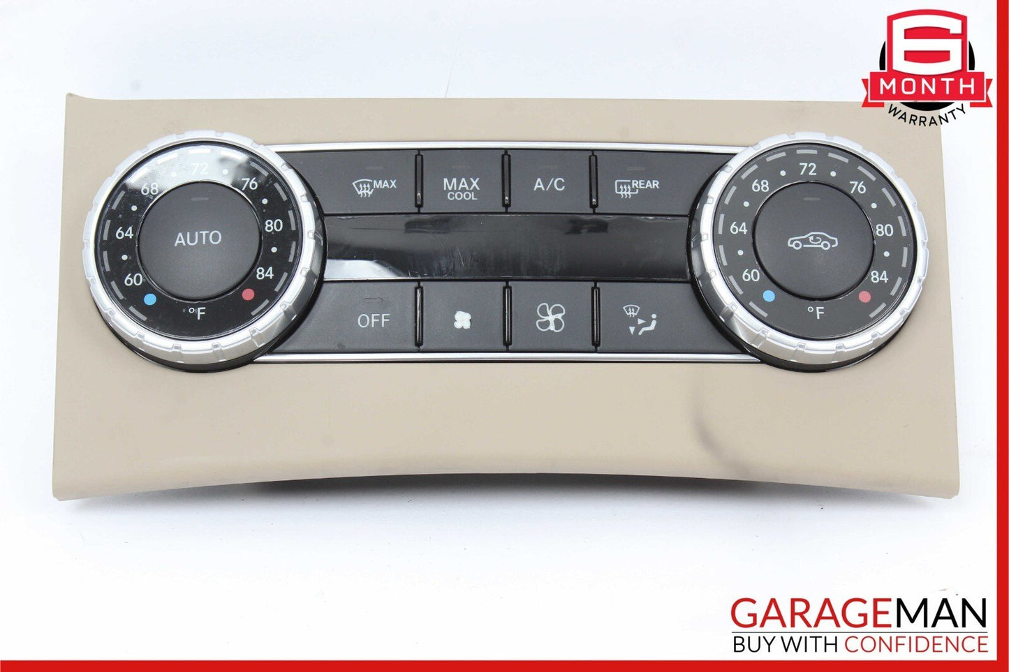 12-14 Mercedes W204 C250 AC A/C Climate Temperature Heater Switch Control Beige