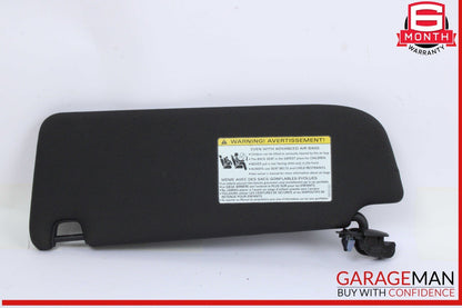 16-18 Audi A6 A7 Front Right Side Sun Visor Sunvisor Black 4G0857552N OEM