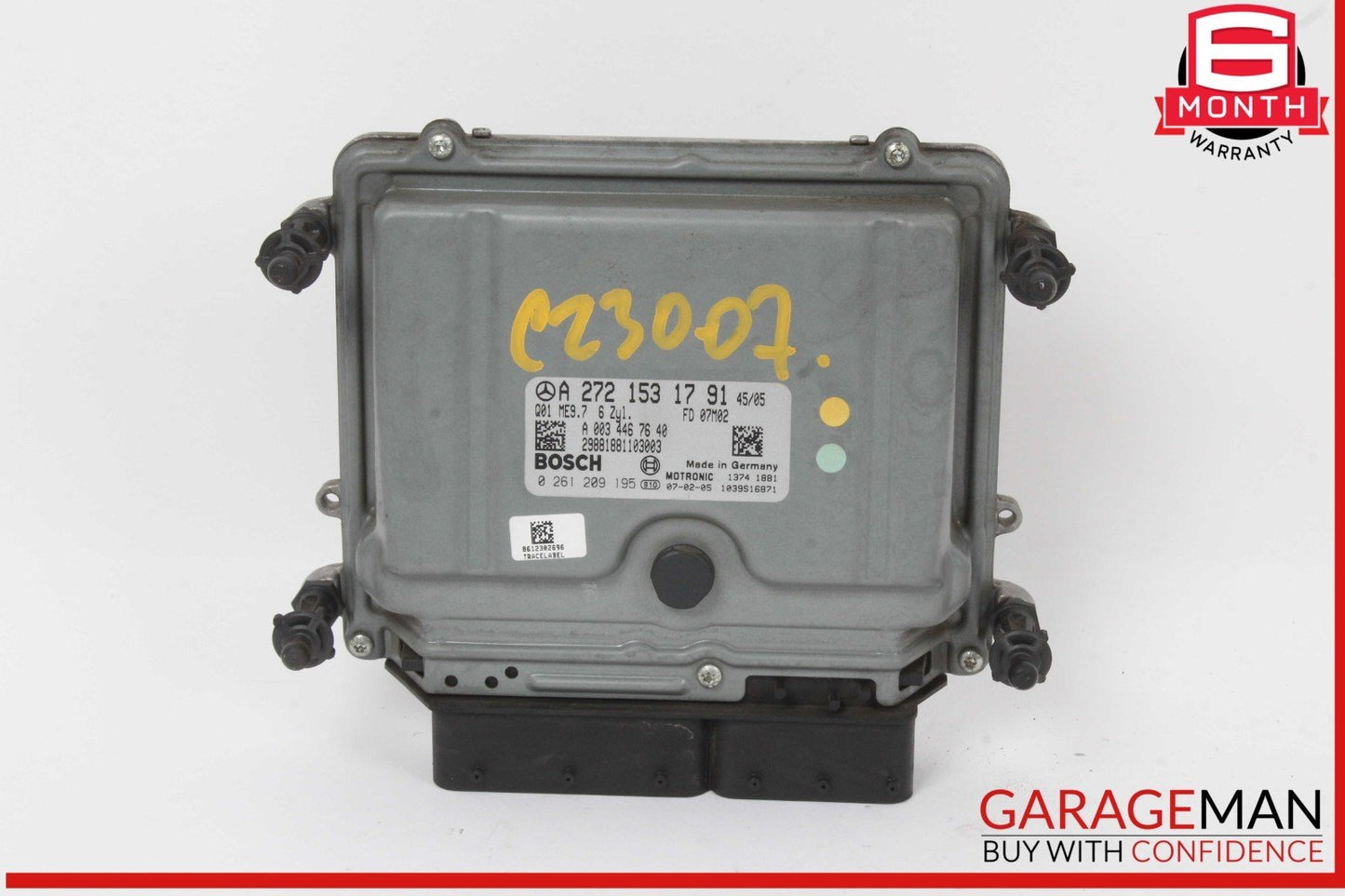 05-12 Mercedes W203 C230 SLK300 ECU Engine Control Module Flashed 2721531791 OEM