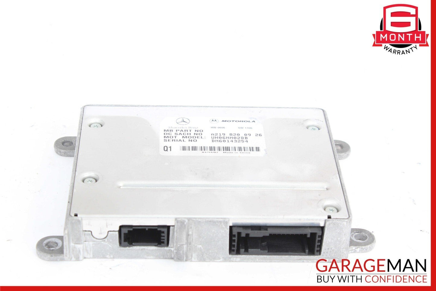 06-12 Mercedes W219 CLS63 AMG SL550 Communication Control Module Unit OEM