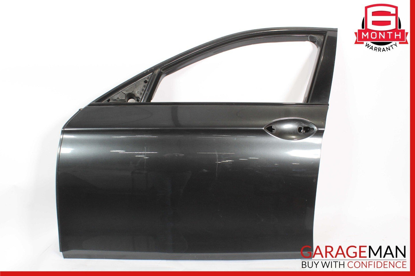 11-16 BMW 550i 535i 528i Front Left Driver Side Door Shell Panel Black OEM