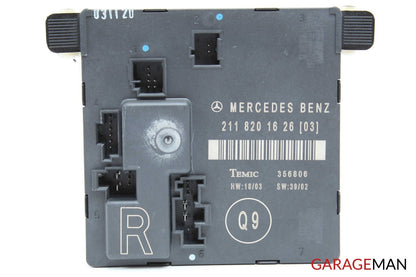 03-06 Mercedes W211 E320 E500 Rear Right Passenger Side Door Control Module Q9