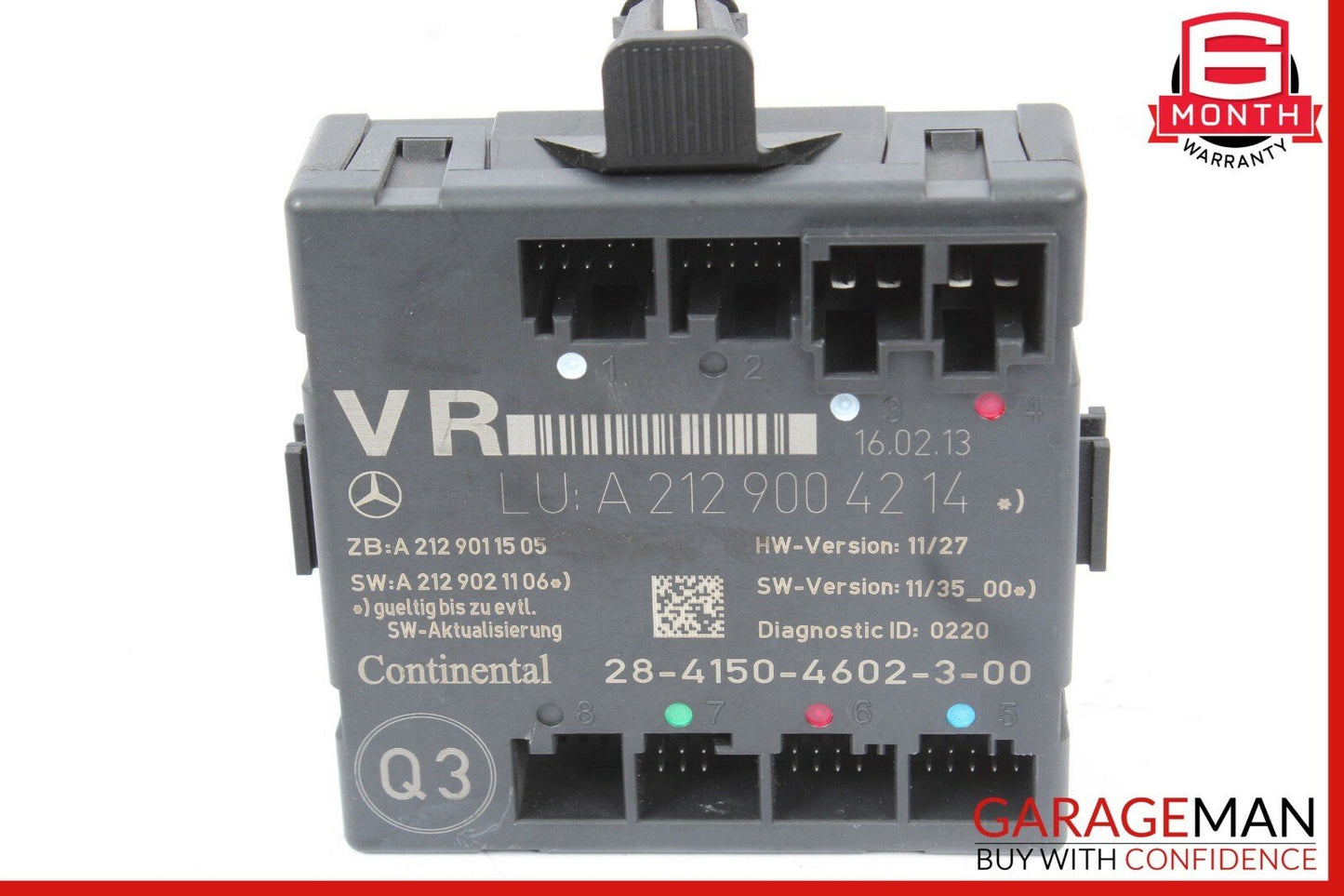 08-15 Mercedes W204 C250 Front Right Passenger Side Door Control Module OEM