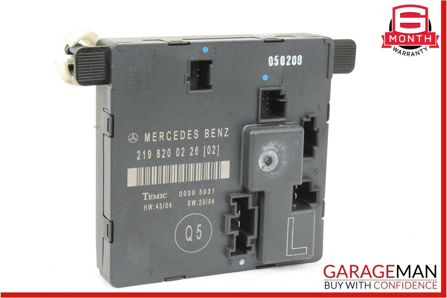 06-11 Mercedes W219 CLS500 Rear Left Side Door Control Controller Module Unit
