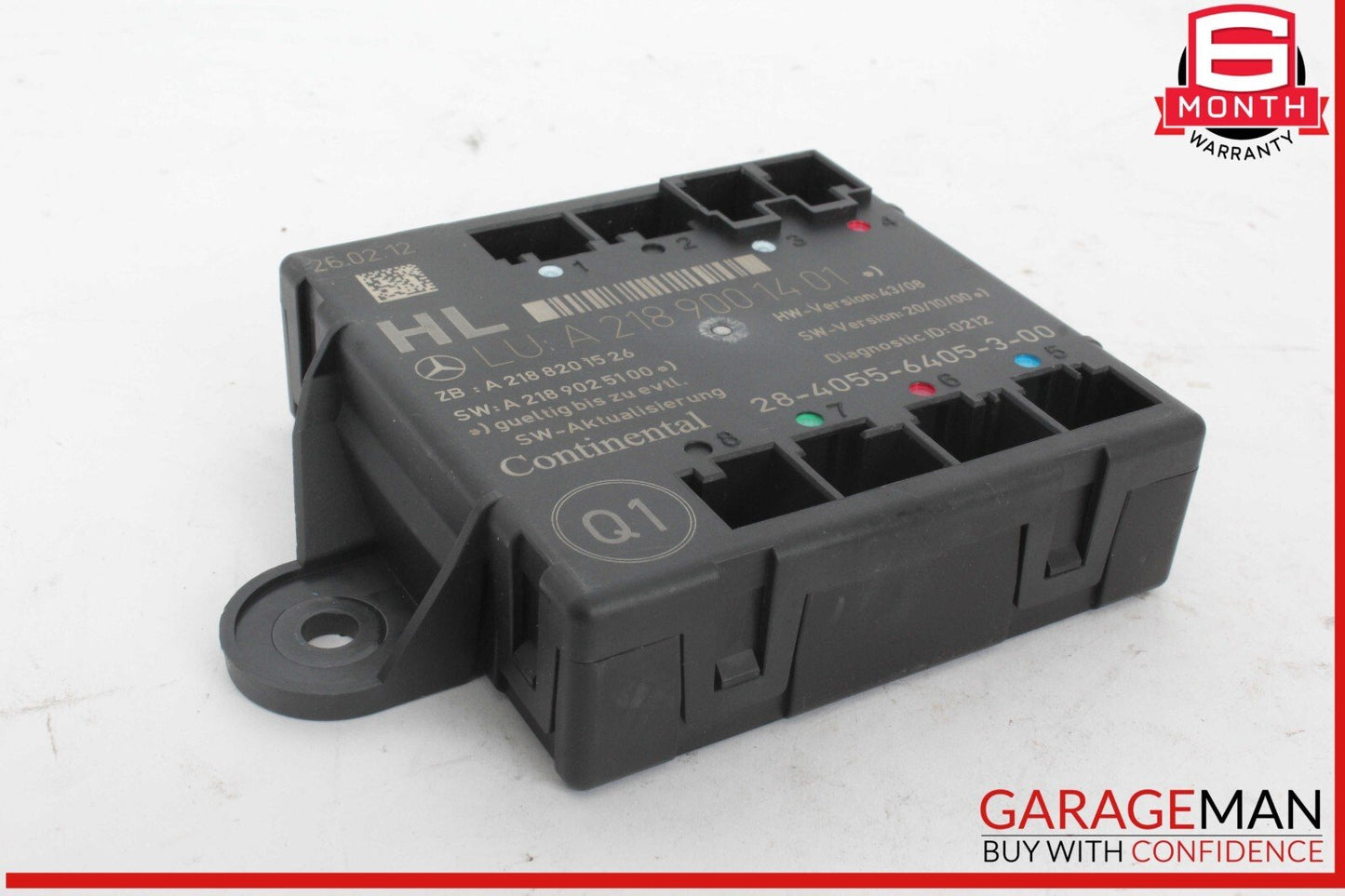 08-18 Mercedes W218 CLS550 C300 E550 Rear Left Side Door Control Module Unit