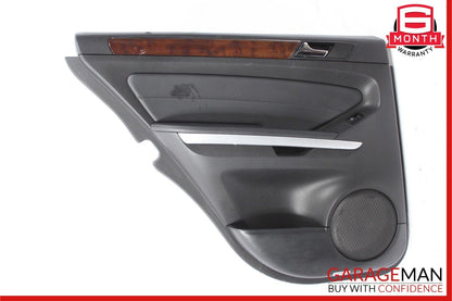 07-12 Mercedes GL450 ML350 Rear Left Side Interior Door Panel Cover Black OEM