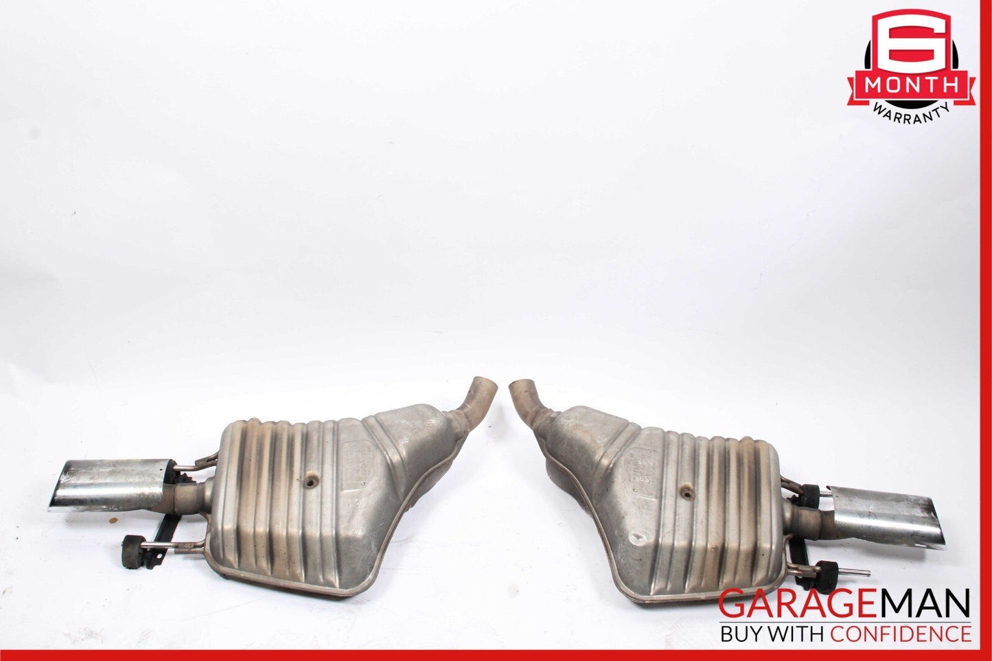07-09 Mercedes W221 S450 S550 AMG Sport Rear Exhaust Muffler Tips Set of 2 Pc