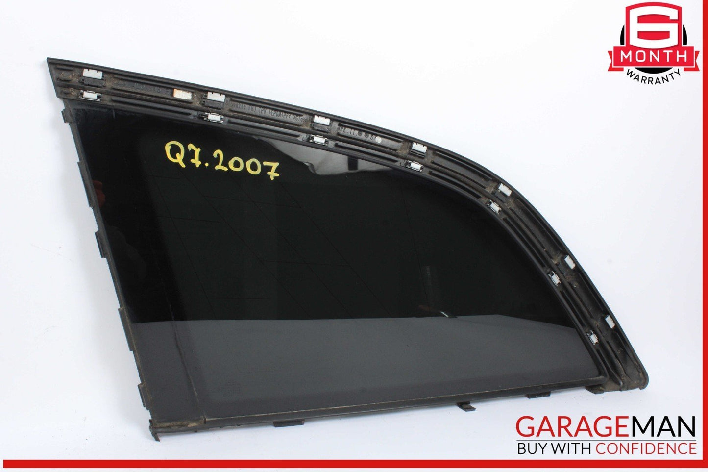 07-15 Audi Q7 Rear Left Driver Side Quarter Window Glass 4L0845299 OEM