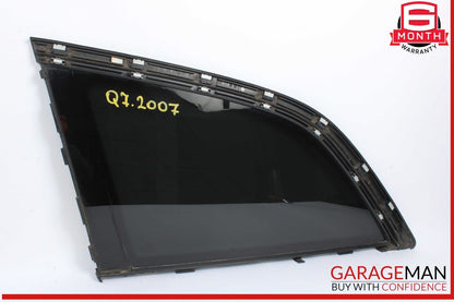07-15 Audi Q7 Rear Left Driver Side Quarter Window Glass 4L0845299 OEM
