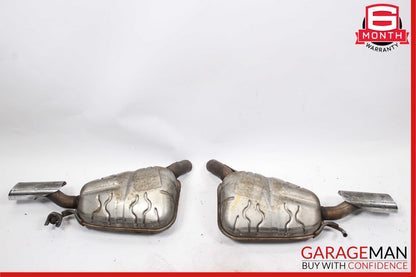 06-08 Mercedes W219 CLS500 CLS550 Exhaust Muffler Mufflers Right And Left OEM