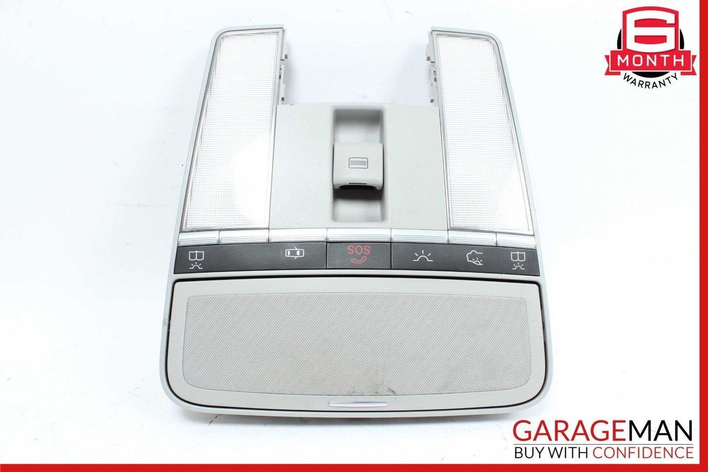 07-10 Mercedes W216 CL550 S550 Overhead Dome Light Sunroof Control Assy Grey OEM