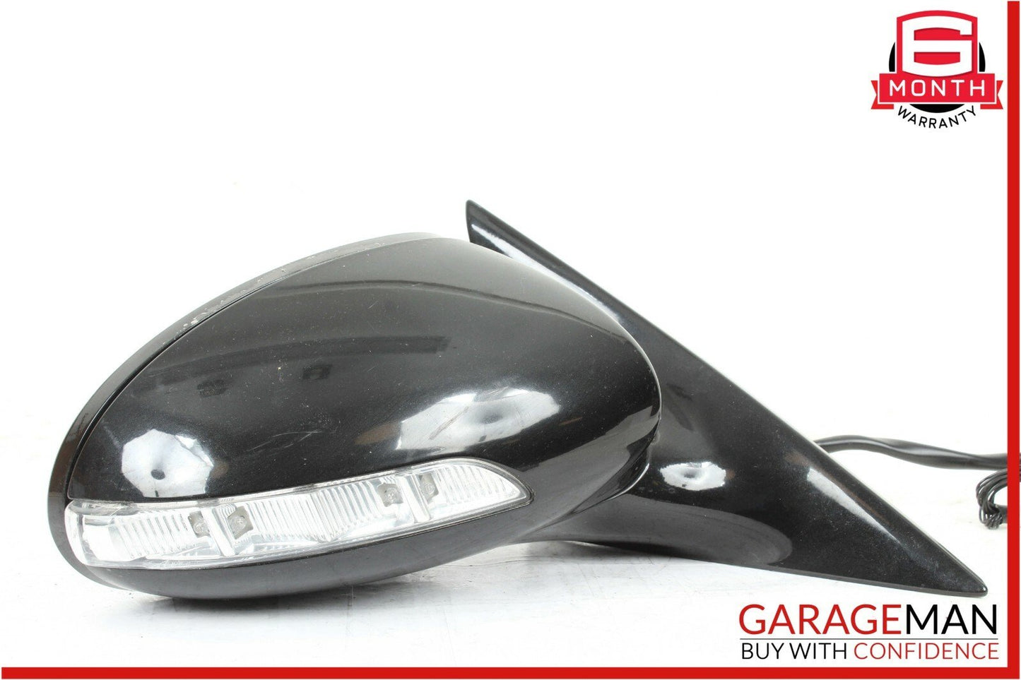 06-08 Mercedes W219 CLS500 Front Right Side Mirror Door Rear View Black
