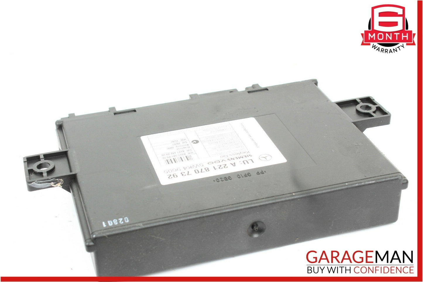 07-14 Mercedes W221 S550 CL550 Keyless Go Control Controller Module