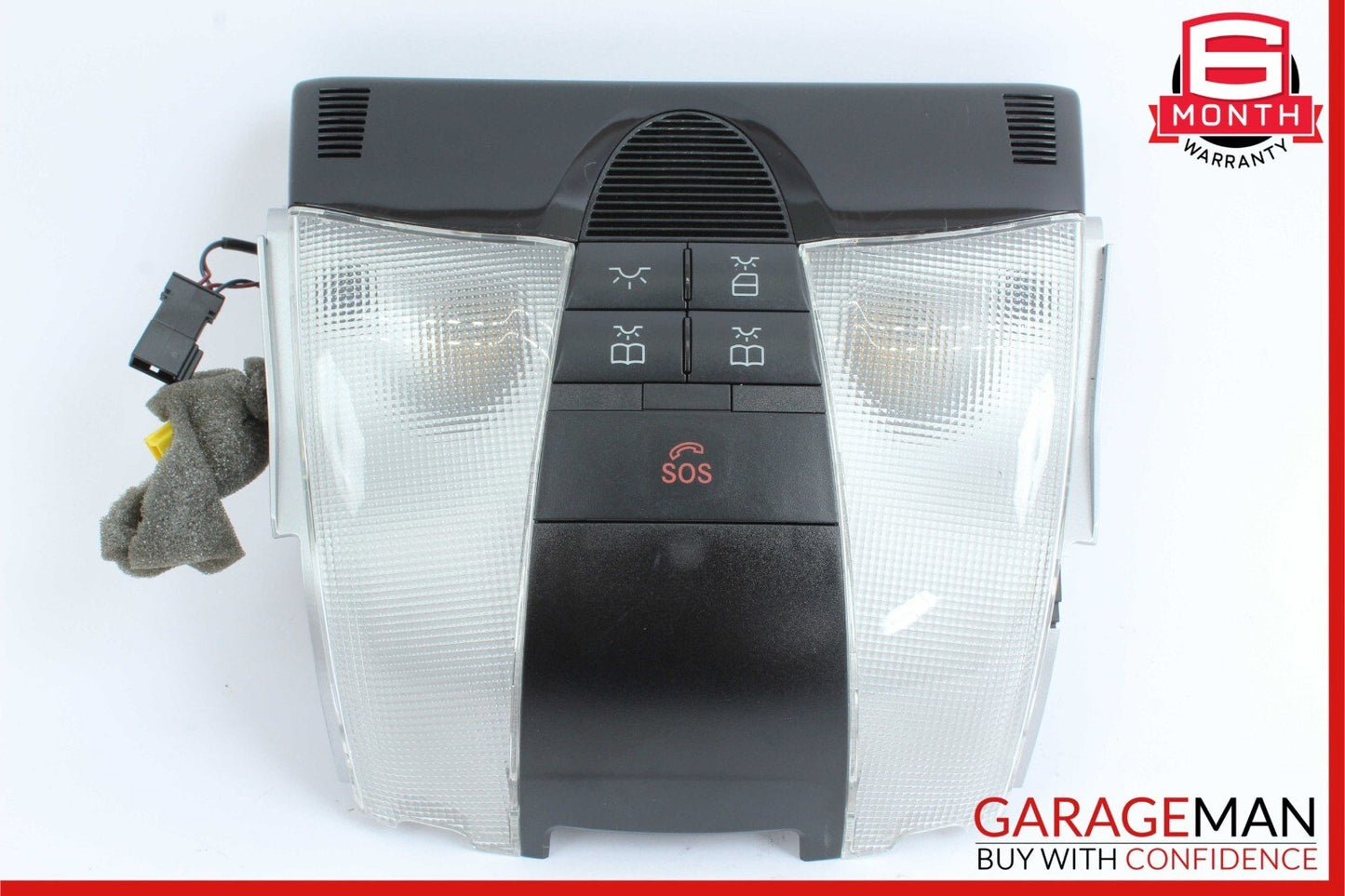 05-11 Mercedes R171 SLK280 SLK350 Overhead Reading Dome Light Lamp Black OEM