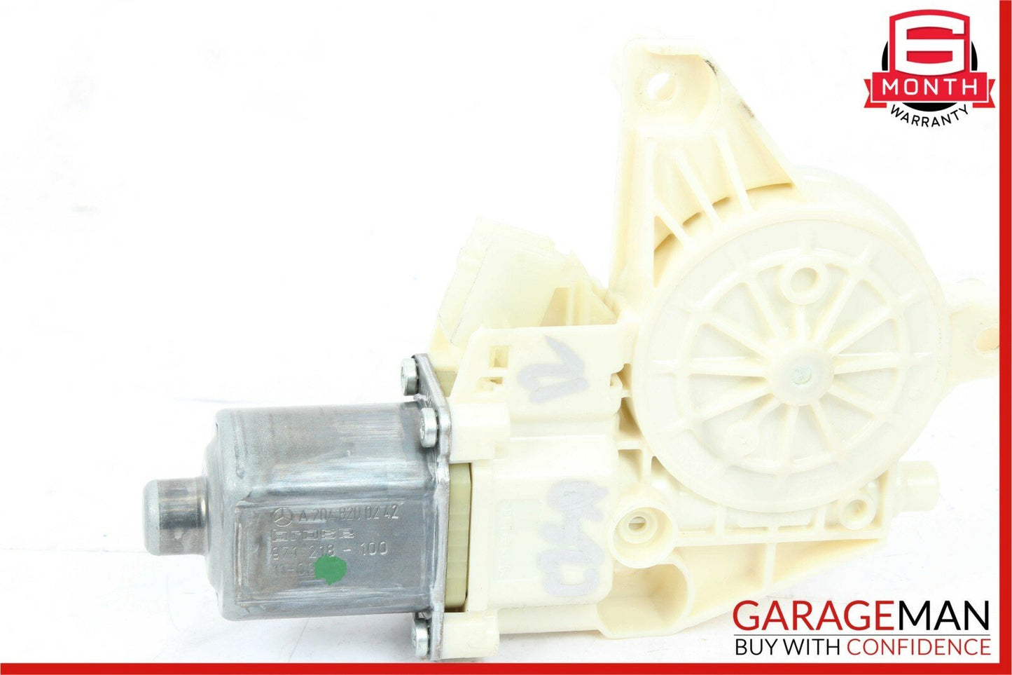 08-14 Mercedes W204 C250 Front Right Passenger Side Door Window Regulator Motor