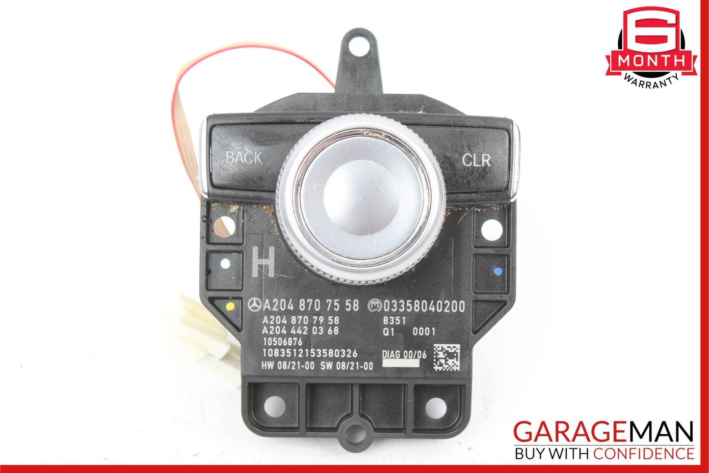 08-12 Mercedes X204 GLK350 Console Command Controller Knob Multi Switch Module