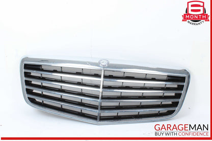 07-09 Mercedes W211 E350 E500 Front Center Bumper Grill Grille Trim Cover Panel