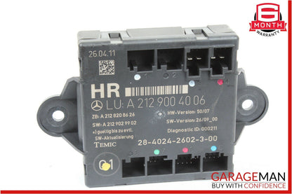 08-14 Mercedes W204 C250 C300 C350 Rear Right Side Door Controller Module Unit