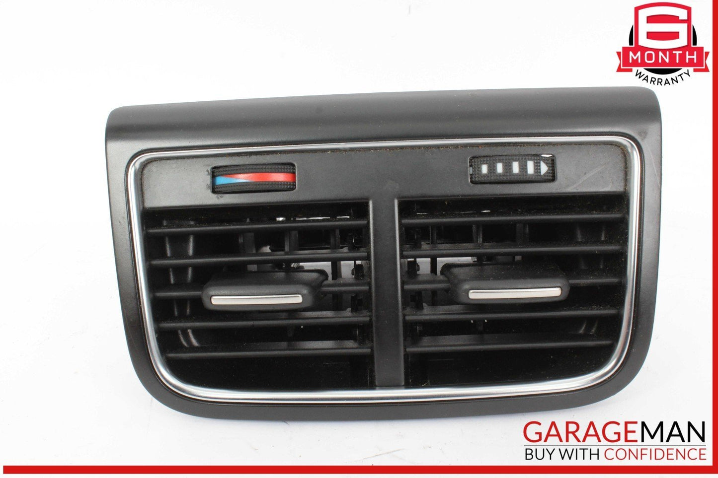 09-12 Audi S4 Rear Center Console AC A/C Air Conditioning Air Vent Grille OEM