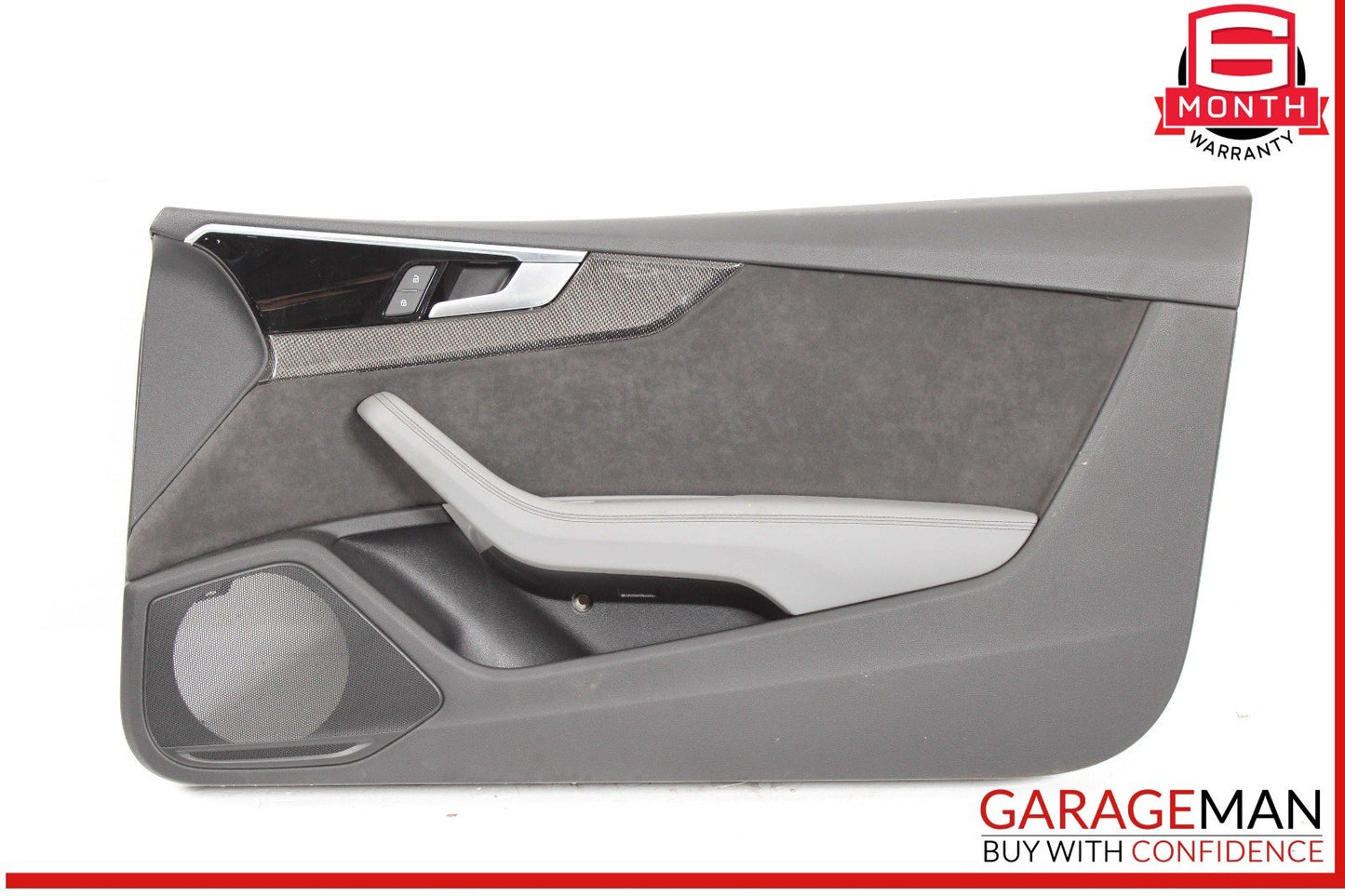 18-24 Audi S5 A5 RS5 Front Right Side Interior Door Panel Leather / Suede OEM