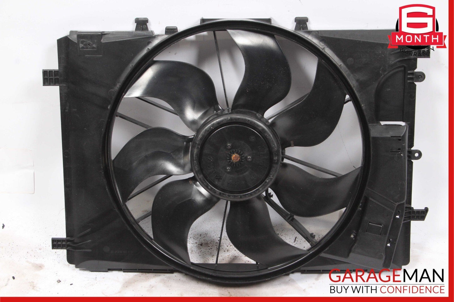08-18 Mercedes CLS400 GLK350 C300 Engine Radiator Cooling Fan Motor Shroud Assy