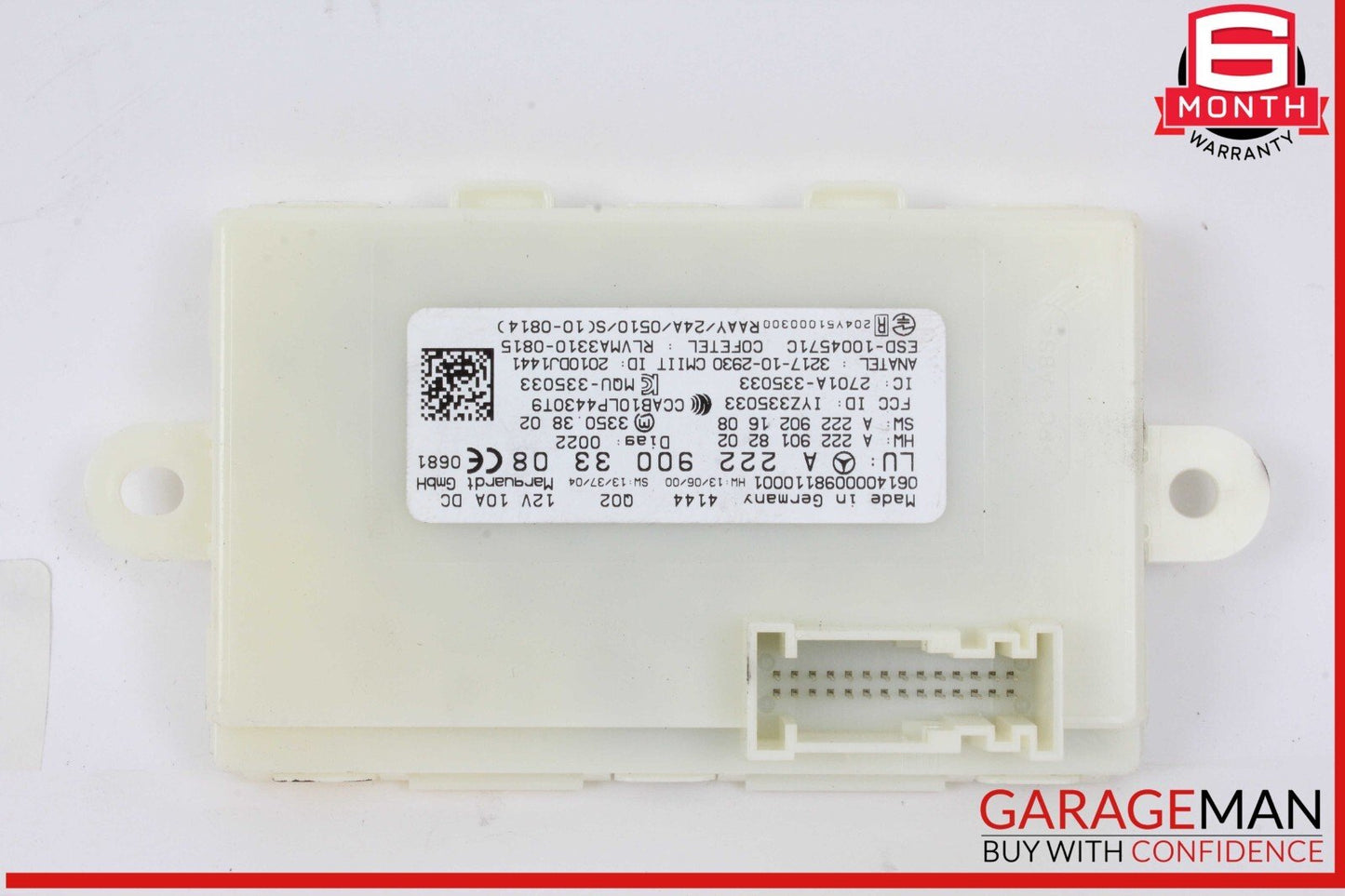14-19 Mercedes W222 S550 C300 S600 GLC350 Keyless Go Entry Control Module OEM