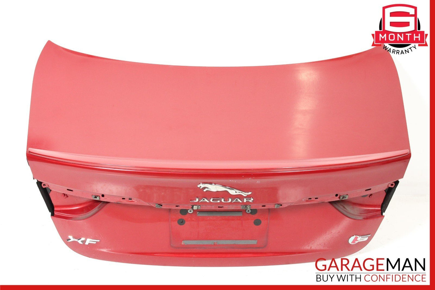 16-23 Jaguar XF Rear Trunk Lid Shell Panel Deck Red OEM