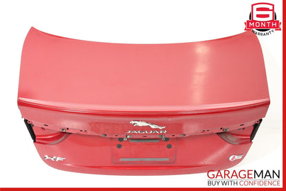 16-23 Jaguar XF Rear Trunk Lid Shell Panel Deck Red OEM