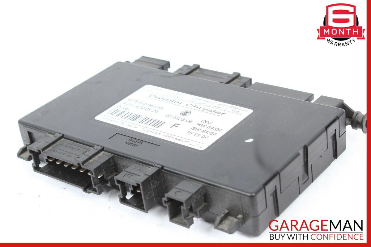 03-12 Mercedes W219 CLS550 GL350 E350 SLK300 Front Left Side Seat Control Module