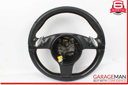 11-14 Porsche Cayenne 958 Steering Wheel w/ Paddle Shifters Black OEM