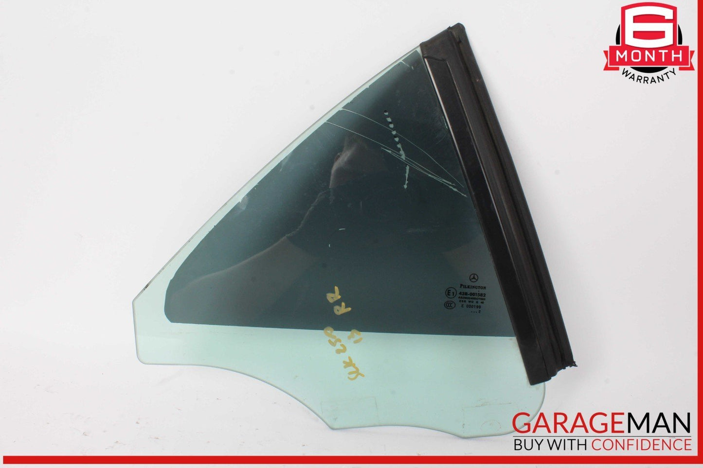 12-20 Mercedes R172 SLK250 Rear Right Passenger Side Quarter Window Glass OEM