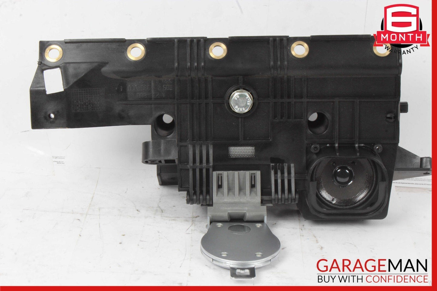 03-08 Mercedes R230 SL550 Rear Left Seat Belt Retractor Luggage Speaker Assy