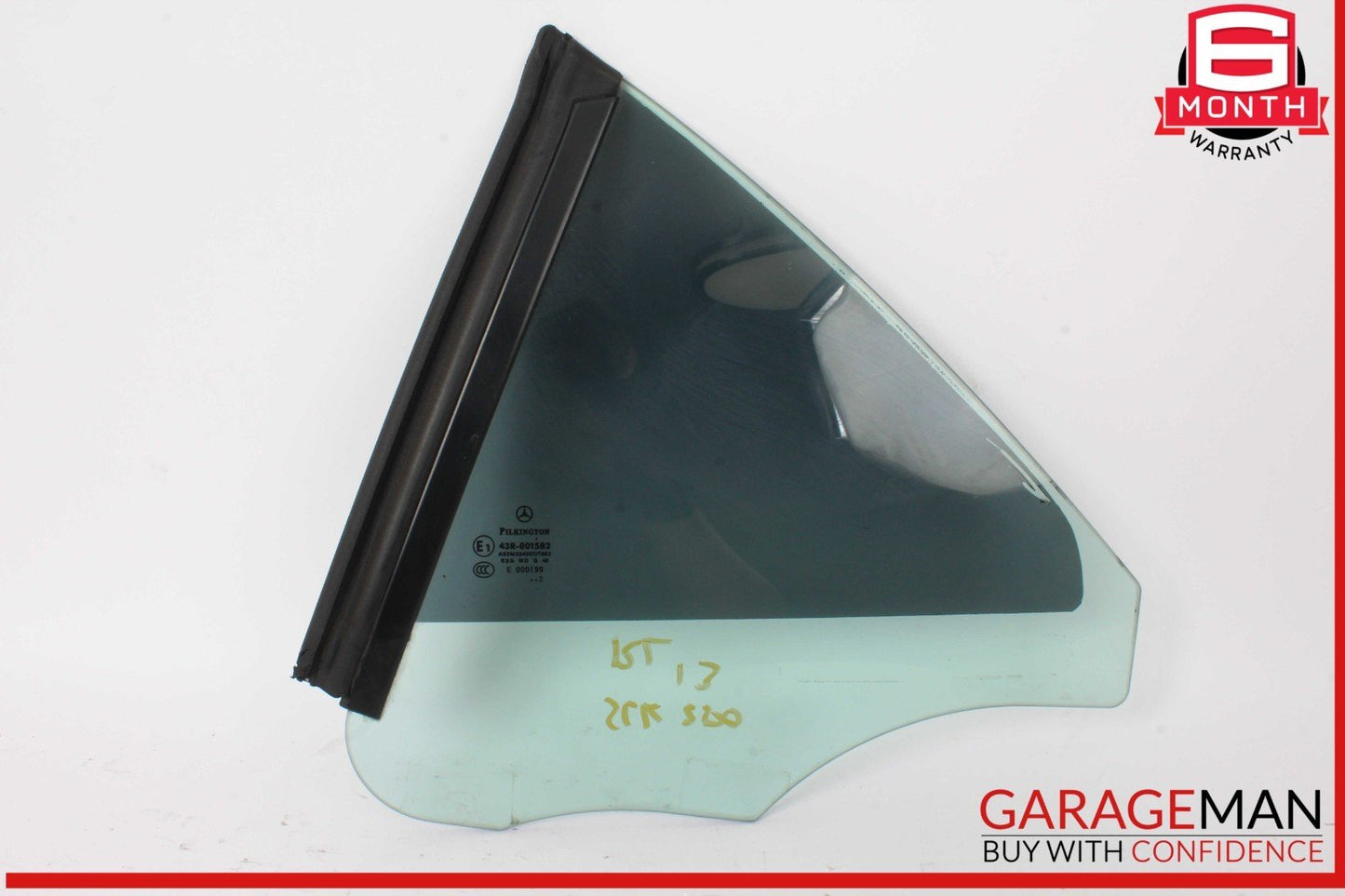 12-20 Mercedes R172 SLK250 SLK350 Rear Left Driver Side Quarter Window Glass OEM