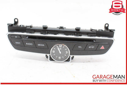 15-18 Mercedes W205 C300 Front Center Dash Hazard Control Switch w/ Clock OEM