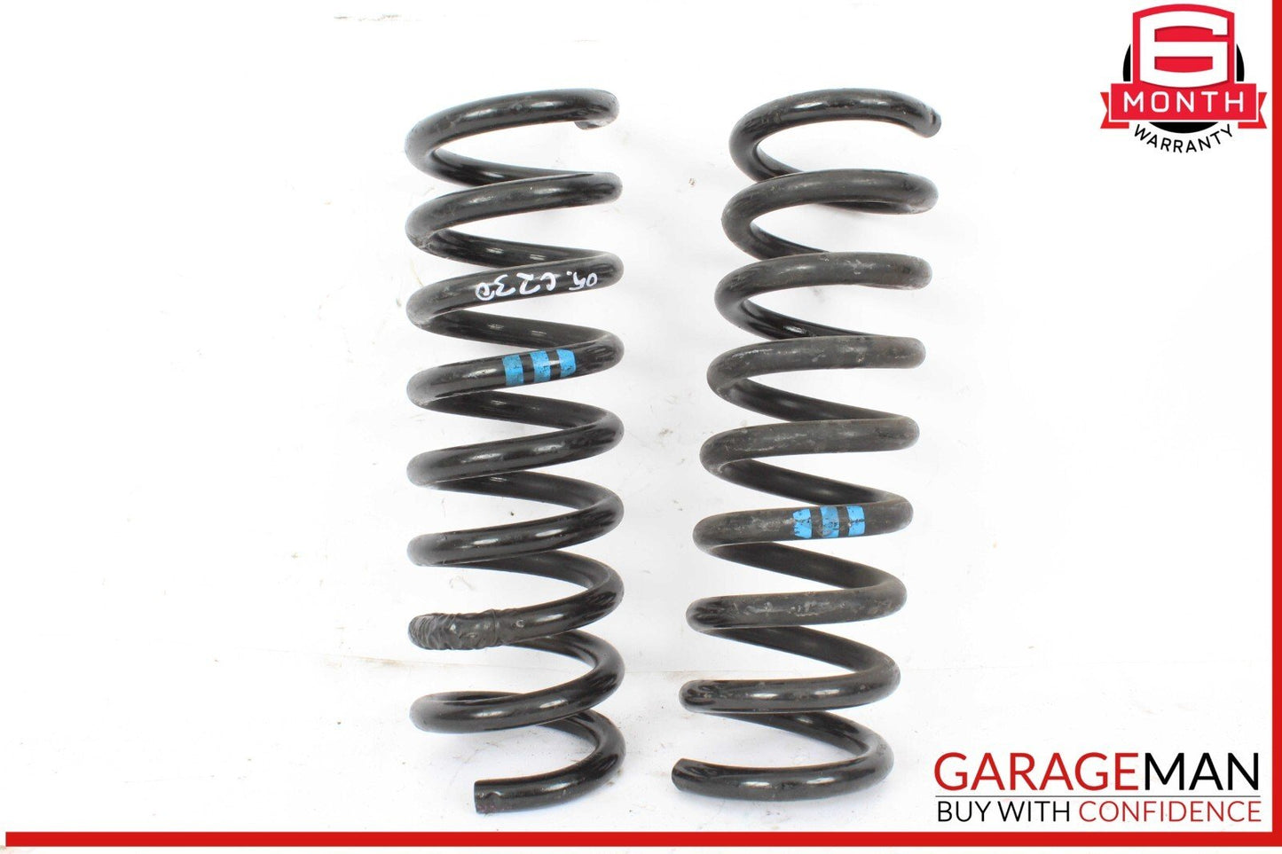 01-07 Mercedes W203 C230 C320 Rear Right & Left Shock Absorber Coil Springs Set