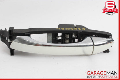 03-09 Mercedes W211 E350 Rear Left Exterior Door Handle Assembly Calcite White