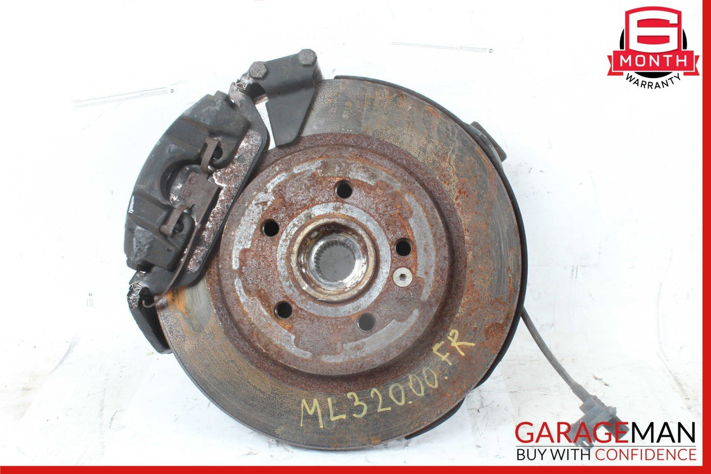 98-05 Mercedes W163 ML320 Front Right Spindle Knuckle Hub Bearing Brake Caliper