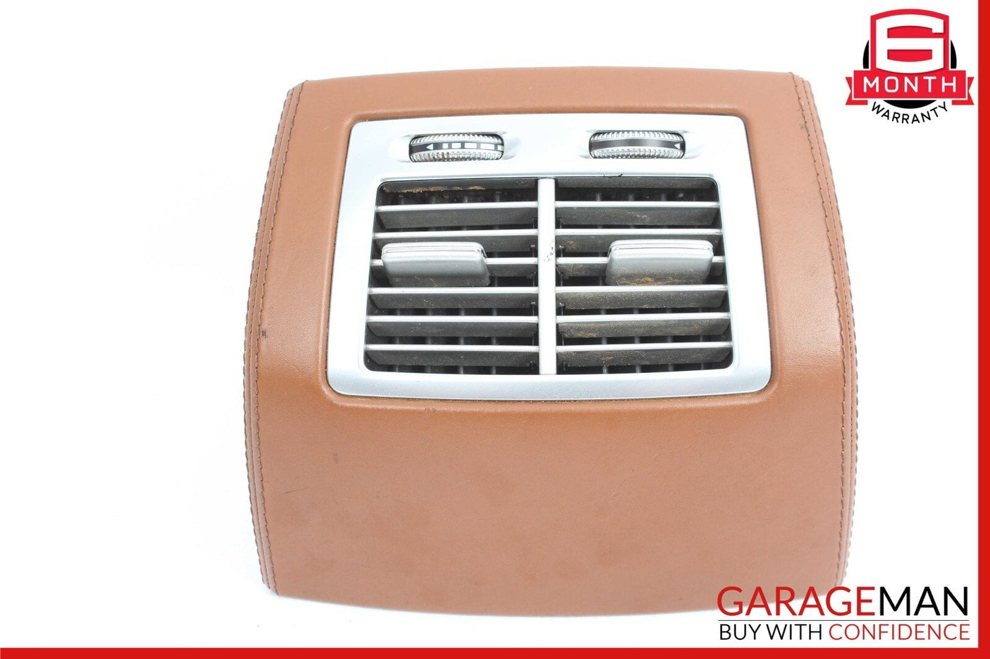 07-14 Mercedes W216 CL550 Rear Center Console A/C Air Vent Trim Grill Assy Brown